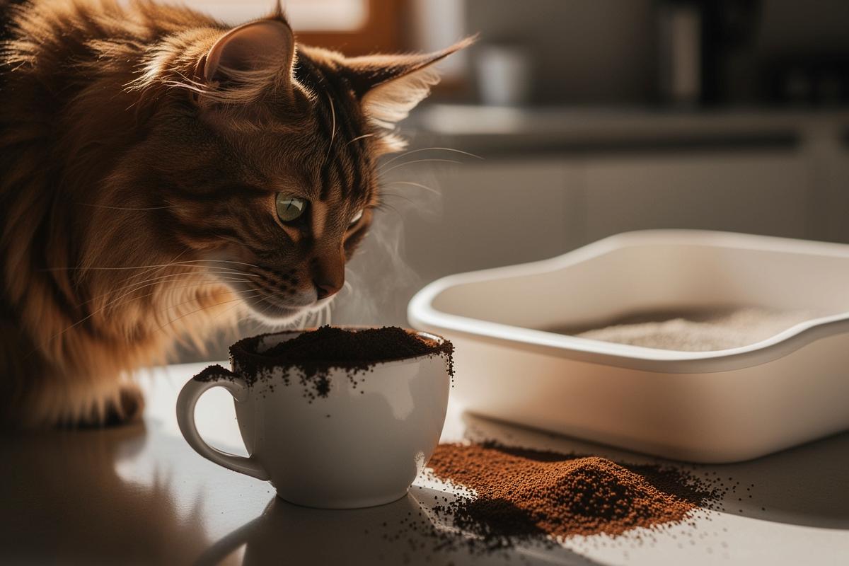 Właściciele kotów obsypują kuwety kawą, dlaczego się to opłaca? Trenerzy tłumaczą